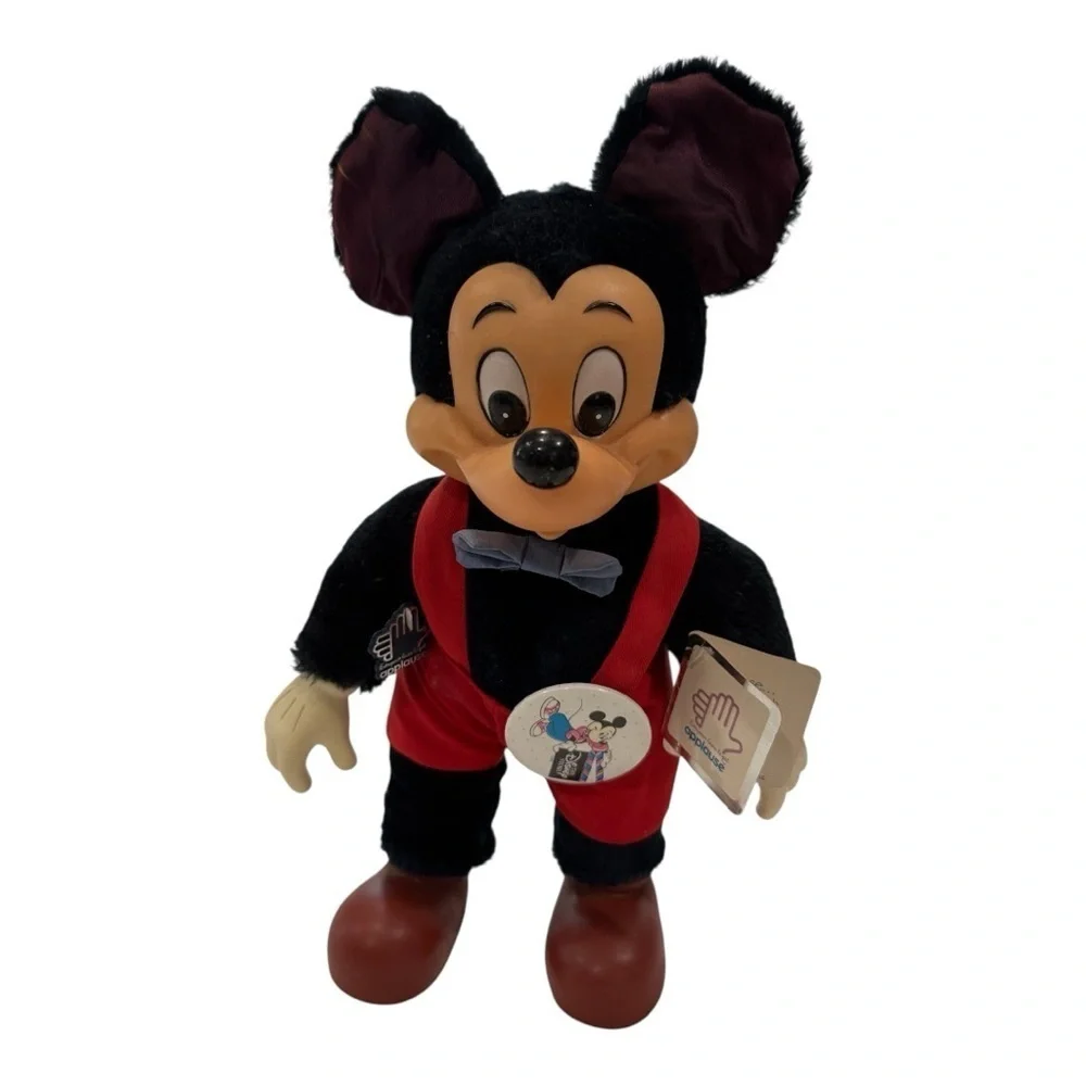 Black and Red Stuffed Animal Plush